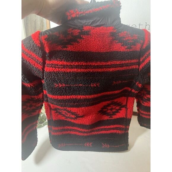 RALPH LAUREN AZTEC PRINT FLEECE JACKET KIDS CORE SZ 5 WESTERN COWBOY Mm - Picture 6 of 7